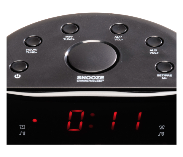 Denver Radiobudzik Denver CR-430 czarny - 1535087 - zdjęcie 5